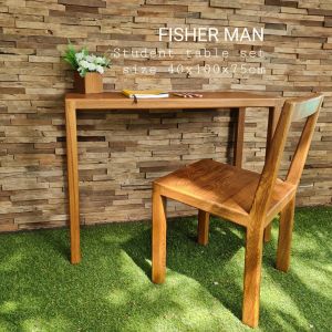 โต๊ะทำงาน โต๊ะนักเรียน Office desk homework table - โต๊ะไม้สัก