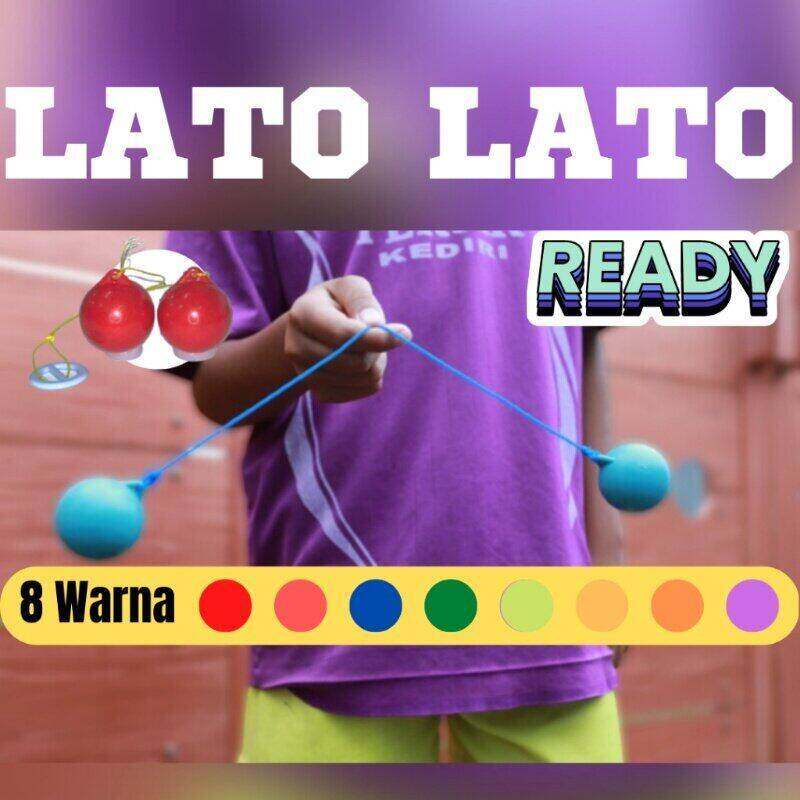 บ้านบอลและอุปกรณ์เสริม พร้อมส่ง! LATO ลาโต ลาโต 17.5cm. มีไฟ ของเล่นลูกบอล ลูกลาโต้ อัลลอย สีรุ้ง Pro-Clackers ball ของเล่นเด็ก ของเล่นเสริมพัฒนาการ