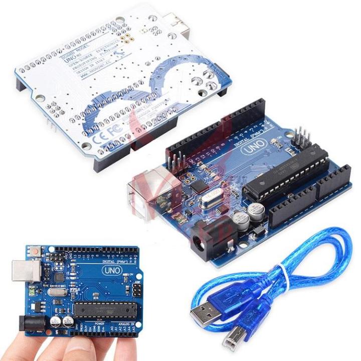Bo mạch Arduino Uno R3 kèm cáp USB | Lazada.vn