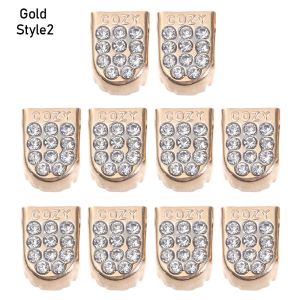 【Ready Stock】10pcs Women Men Shoe Decorations Multicolour DIY Lazy Shoelace Buckle Shoelaces Tips Head Shoelaces Accessories Metal Lace Lock