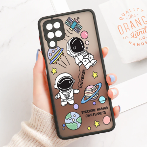 Case Oppo A15 A15S A35 2021 A5 A9 2020 A11X A11 2019 A5S A7 A12 A11K F9 Pro Casing Hardcase TPU Silicon Motif Nasa Universe