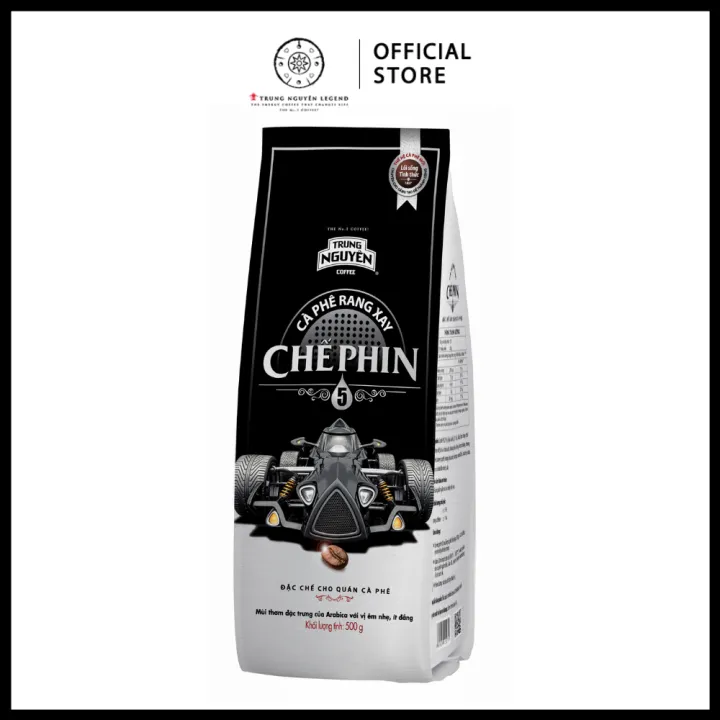 Trung Nguyên Legend - Cà phê rang xay Chế phin 5 - Bịch 500gr