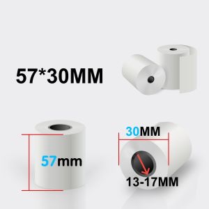 57 X 40mm Thermal Receipt Paper Roll ink free Pos Thermal Paper for Paper Rolling Machine Food Panda Paper Roll