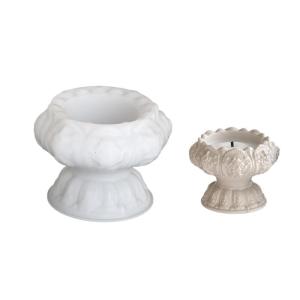 Tealight Holder Silicone Mold Flower Shape Crafting Supplies Holders Moulds Suitable for Making Home Decorations