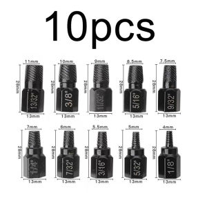 Emika Choice 10pcs Set Screw Remover and Bolt Extractor Drill Bit Set Disassemble Screws Bolt