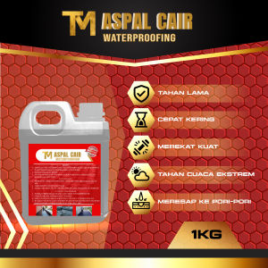 aspal cair 1kg waterproofing cat anti bocor