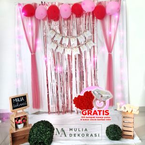 Paket Dekorasi Backdrop Bridal Shower & Tips Dekorasi