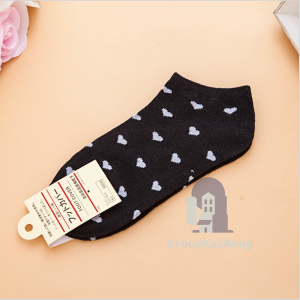 [10 ชิ้น] ถุงเท้าญี่ปุ่น ข้อสั้น ช่วยซับเหงื่อกันอับเท้า ไม่อับชื้น ระบายอากาศได้ดี ใส่ได้ทั้งหญิง-ชาย gk99.