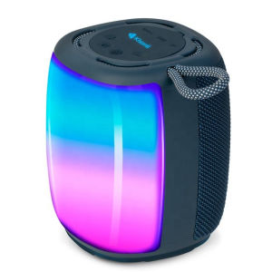KISONLI Q18 Speaker Bluetooth Multifungsi dengan Lampu RGB Warna-warni dan Baterai 1800mAh