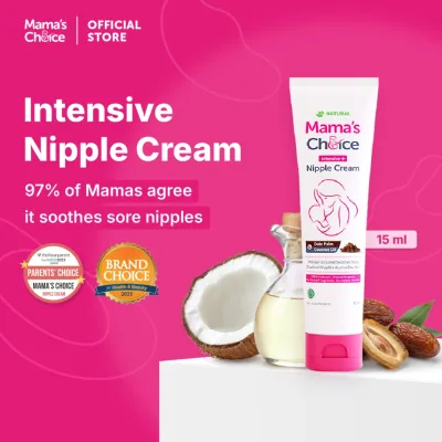 Mamas Choice Intensive Nipple Cream (Safe halal natural maternity care products for pregnant & breastfeeding mothers)