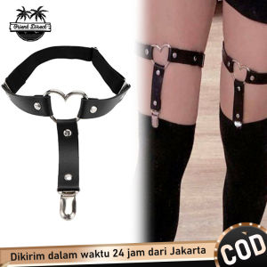 1pcs Garter Belt Stocking Punk Rock Gothic Penjepit Stocking Heart Jepit Stocking