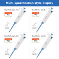 Laboratory Pipette Single Channel Pipette Adjustable Micropipette Chemistry Lab Equipment Pipettor Tips Multi Range Optional. 