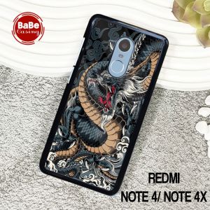 Casing Case Redmi Note 4 Terbaru Dragon Redmi Note 4x Casing Hardcase Softcase Glossy