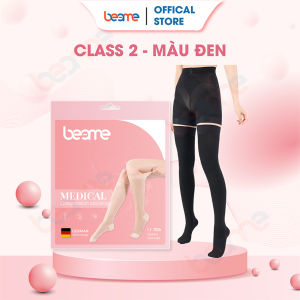 [QUÀ TẶNG] Beame - Vớ Chống Suy Giãn Tĩnh Mạch Class 2 Tất Y Khoa Đùi Bắp Chân Bàn Chân Kín Ngón BM-YK6 (1 Đôi)