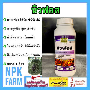 เจียไต๋ นิวฟอส ขนาด 1 ลิตร กรดฟอสโฟนิก 40% SL ป้องกันและกำจัด รากเน่า โคนเน่า ไฟทอป ใช้ฝังเข็ม พ่นใบ ทาแผลใน ทุเรียน ไม้ผล ผัก ผลไม้ ทุกชนิด