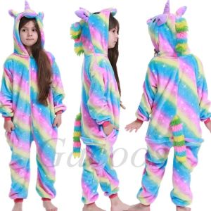 Anime Grey Cats Pijamas Panda Kids Pajamas Unicorn Pyjamas For Adults Cartoon Women Costume Winter Teen Boy Girl Licorne Onesie2026