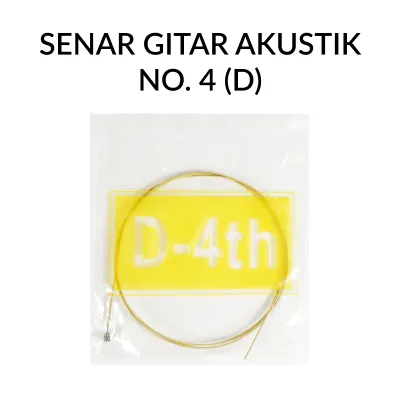 Senar Gitar Akustik No. 4 (D) 031 GAS-101 Satuan Ketengan Murah 1 PC