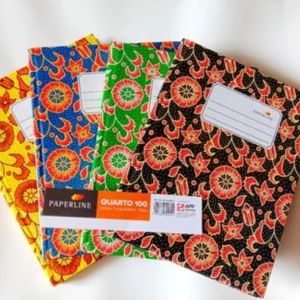 Buku Tulis Quarto/ Kwarto Hardcover Paperline 100 lembar