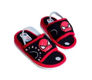 sandal slop/kokop baby bunyi cit cit spiderman terbaru 0/18 bulan