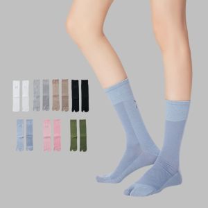 YTM ยูเค ถุงน่องกลางน่อง บาง ระบายอากาศได้ ถุงเท้าสองนิ้ว ง่าย ถุงน่อง ถุงเท้าแบบแยกนิ้วเท้า ผู้หญิง