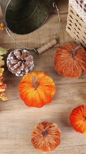 Halloween Pumpkin Decorations Decorative Pumpkins Nordic Pumpkin Figurine Sculptures Table Ornament Holiday Party Decors