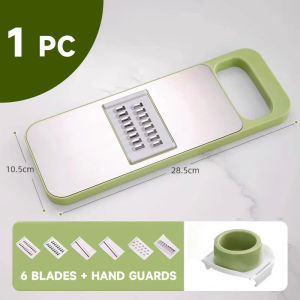 buy 1 get 6！Vegetable cutter 6 in 1 Multifunction Vegetable Cutter Set Detachable Vegetables Chopper Garlic Slicer Grater Kitchen Tools Cucumber Grater CutterFood Chopper Detachable