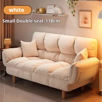 Lazy Folding Small Sofa Apartment Can Lie Down And Sleep Single Double Bedroom Rental Room Bedside Back Seat