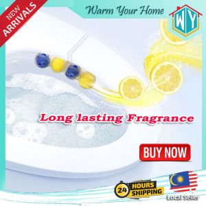 Toilet Bowl Cleaner Ball Air Freshener 99% antibacteria Hanging Power Cleaning Pembersih Mangkuk Tandas Pewangi 悬挂式马桶清洁球