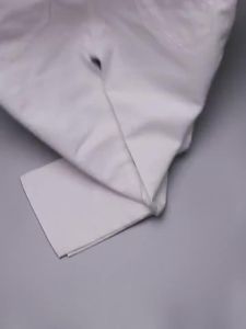 กางเกงยีนขายาว ทรงตรง ระดับไฮเอนด์ สีขาวอ่อน สําหรับผู้ชายJ419