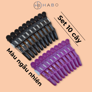 Kẹp mỏ vịt làm tóc kẹp cá sấu kẹp tóc mỏ vịt kẹp vịt cố định tóc kẹp làm tóc kẹp cố định tóc kẹp định hình tóc Toni&guy (Set 10 cây)