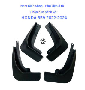 Bộ 4 miếng chắn bùn xe Honda Brv 2022 2023 2024 2025 chất liệu nhựa dẻo cao cấp dễ dàng lắp đặt.