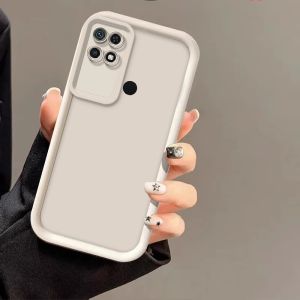 พร้อมเคสกระจกนิรภัยสำหรับ redmi 10c xiaomi redmi 10 5g redmi 10 4g เคสศัพท์แบบนุ่มกันกระแทก ดีไซน์ใหม่สวยงาม ลายการ์ตูนหมีและกระต่าย พร้อมที่วาง JTMCBXX01