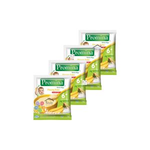 4PCS Promina Pisang Susu 6+ Kemasan SachetPromina Kemasan Paket 4 Sachet Berbagai Varian Pilih Rasa