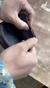 in Stock Mens Large-Capacity Waist Bag 17cm Double-Pull Portable Wallet Can Hold 6.58-Inch Mobile Phone with High Quality and Low Price