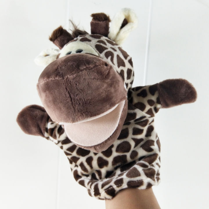 Cartoon Brown Giraffe Deer Hand Puppet Plush Stuffed Toy | Lazada Singapore