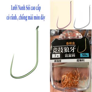 Lưỡi Câu Nanh Sói Hộp 50 Lưỡi
