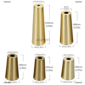 xiamei Foot Solid Brushed เหล็กโต๊ะเก้าอี้กระบอกฝาครอบป้องกันการตกแต่งด้านล่างแผ่นปลอดภัย