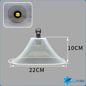 LoviRa Misting Spray Nozzles Windproof Plastic High Pressure Misting Nozzle with Hood Sector