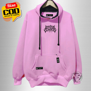 BISA COD!!! Hoodie Sweater Cowok Keren Bahan Katun Fleece Gramasi 280 Best Seller Warna Abu Paralon