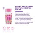 Marina Brightening Body Wash Glow & Soften pink [95 ml] / Sabun Cair Marina. 