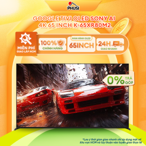 [GIAO LẮP MIỄN PHÍ HCM] K-65XR80M2 Google Tivi OLED Sony AI 4K 65 inch -  BH Chính Hãng Mới 100$