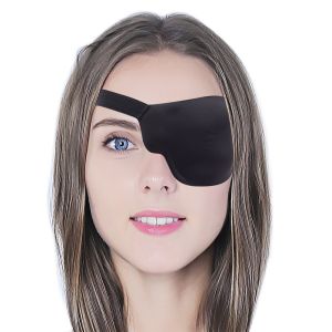 Black Single Eye Patch Amblyopia Correction Eye Mask Pirate Eye Patch