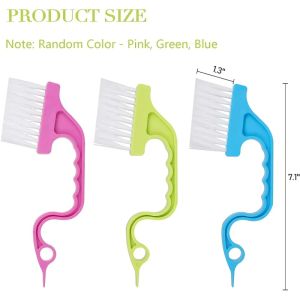 2-in-1 Windows Gap Cleaning Brush & Flat Shovel Household Cleaning Tool for Kitchen Bathroom Toilet