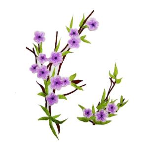 2 cái thêu miếng dán hoa hoa thêu đính may trên quần áo cổ áo các bản vá lỗi cho quần áo jeans áo khoác