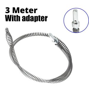 Kawat Pembersih Saluran Pipa Mampet Dengan Adaptor Bor Pipe Cleaner