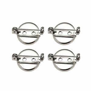 ZEIIE 1/4Pcs ic ic Safety Pin Lock-Clasp Plush Toy To Fridge Plush Toy Fridge Converter Durable DIY Pin Base Handmade Ornaments