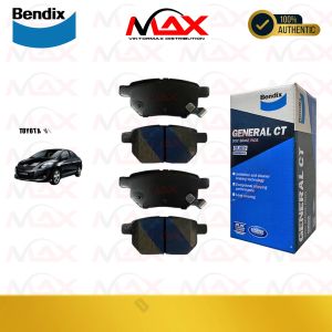 DB 1786 GCT BENDIX BRAKE PAD REAR TOYOTA COROLLA ALTIS 08-19VIOS G/S 08-15VIOS 1.5 2NR 16-21