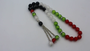 Colored Prayer Beads Islamic10mm Acrylic Beads Authentic Indonesian Beads Counter Rosary Muslim Tasby Mibaha