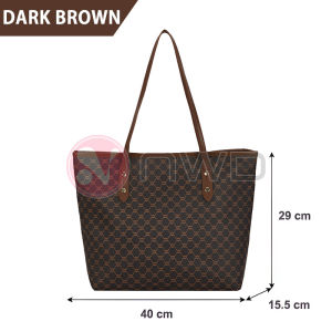 《 𝗠𝗨𝗔𝗧𝗔𝗡 𝗕𝗘𝗦𝗔𝗥 》 PU Retro Shoulder Tote Bag Women Casual Underarm Travel Handbag Beg Tangan 手提包 NWD