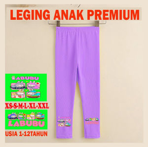 LEGGING ANAK BAHAN SPANDEK/LEGGING ANAK PEREMPUAN PREMIUM LABUBU